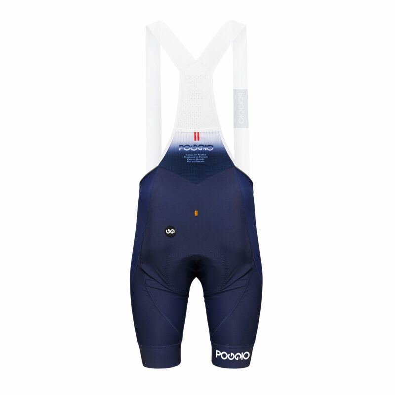 Poggio Cycling Bib Short - Intense Blue - White