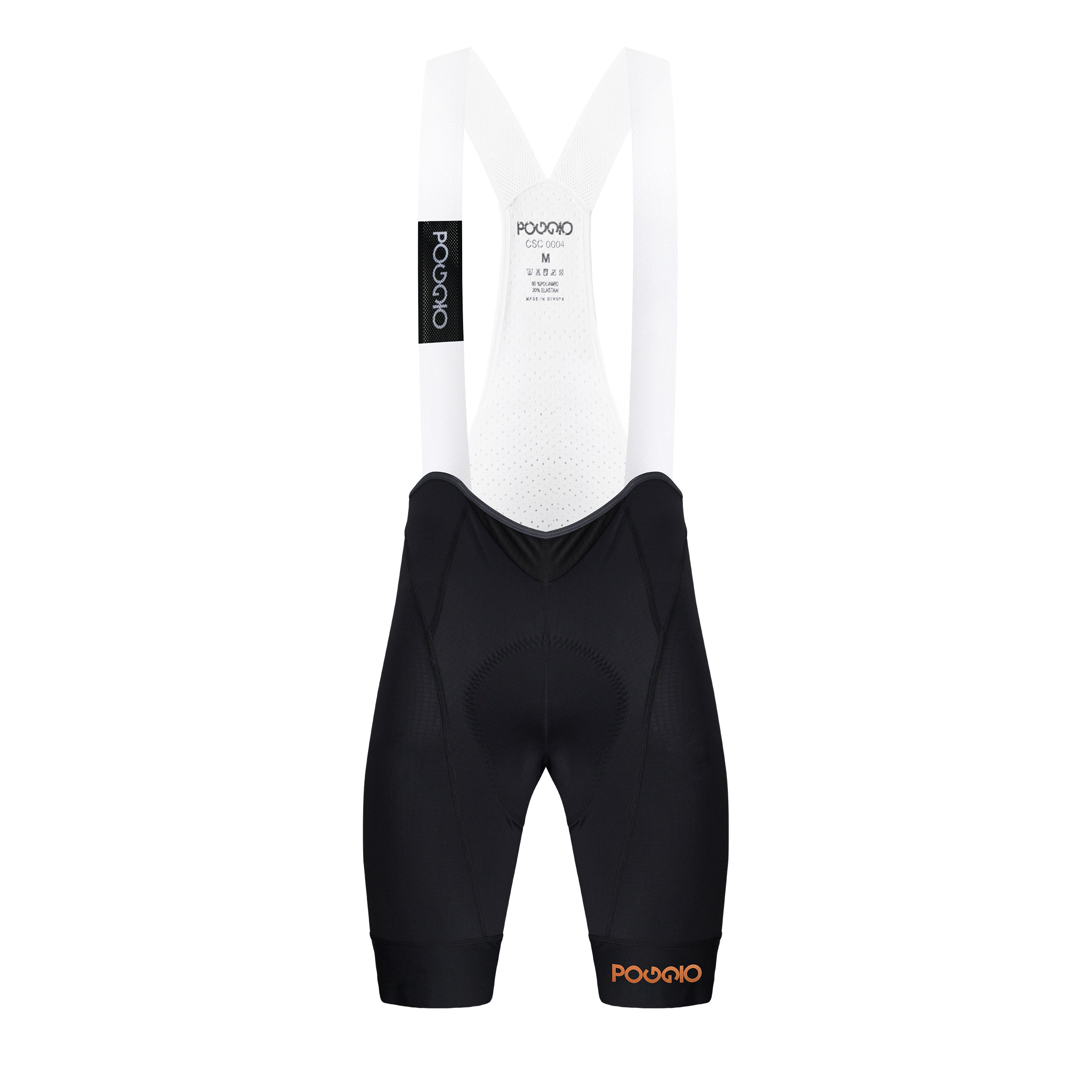 Poggio Cycling Bib Short - Intense Black - Copper